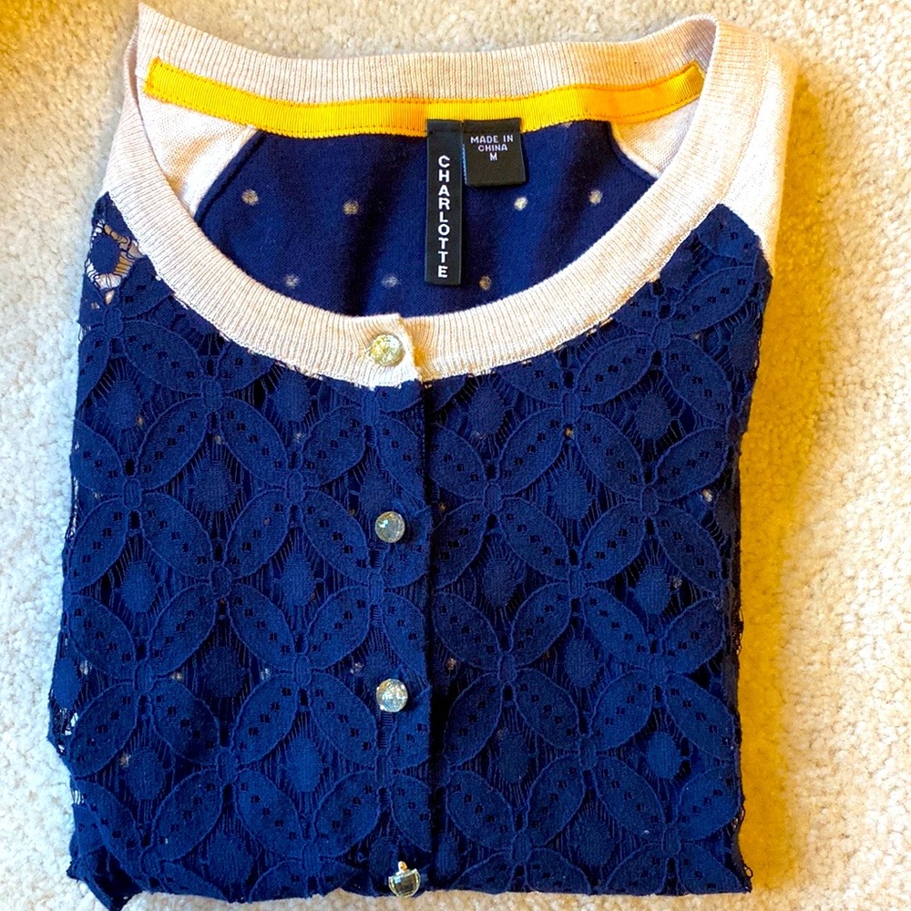 Charlotte Cardigan 3/4 Sleeve M